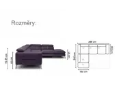 STAGRA Arezza Rohová sedací souprava