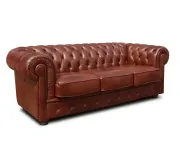 ASKONT Chesterfield Windsor Kožená pohovka 3M Puncovaná / bez puncování