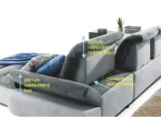 Askont Roma Sedací souprava do L - pravý/ levý roh