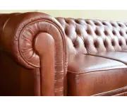 ASKONT Chesterfield Windsor Kožená sedačka rohová Puncovaná / bez puncování