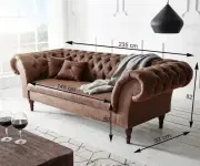 Chesterfield Preston: Pohovka 3M Gobi