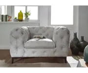 Chelsea: Křeslo 1M light gray