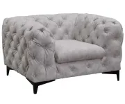 Chelsea: Křeslo 1M light gray
