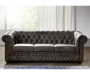 Chesterfield Oxford: Pohovka 3M Dark Brown