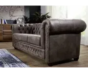 Chesterfield Oxford: Pohovka 3M Dark Brown