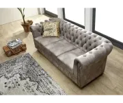 Chesterfield Oxford: Pohovka 3M Silver