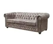 Chesterfield Oxford: Pohovka 3M Silver