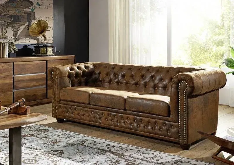 Chesterfield Oxford: Pohovka 3M Brown