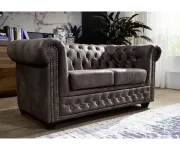 Chesterfield Oxford: Pohovka 2M Dark Brown