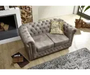 Chesterfield Oxford: Pohovka 2M Silver