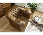 Chesterfield Oxford: Křeslo 1M Brown