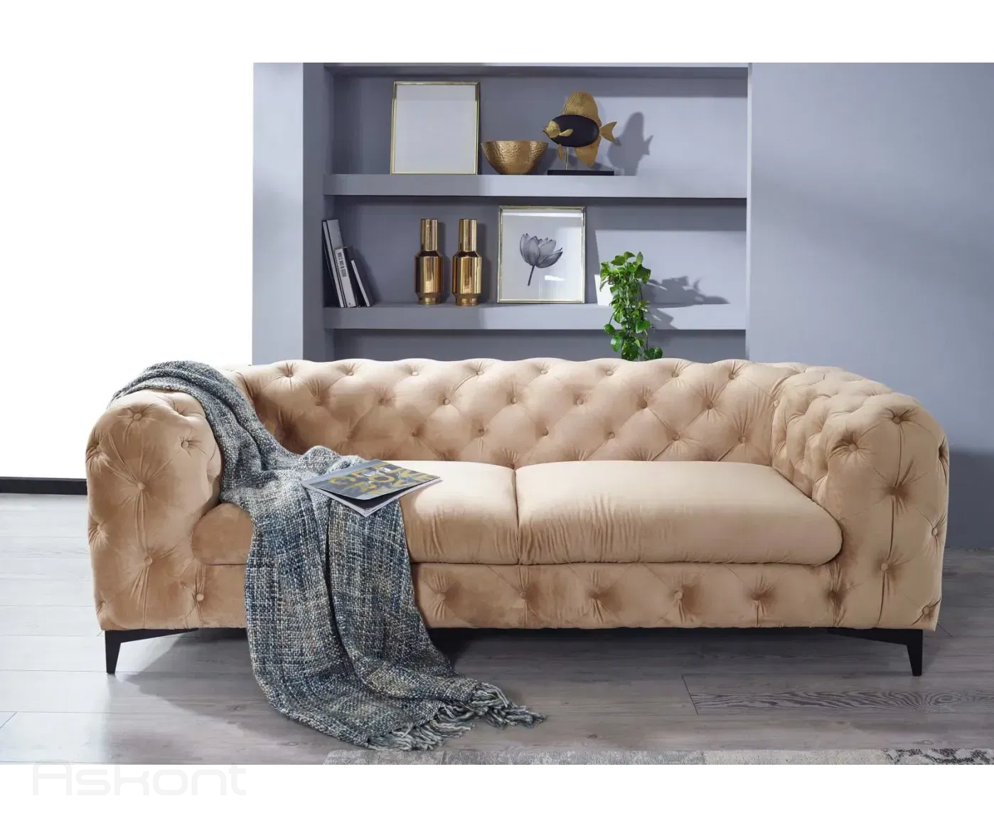 Chelsea: Pohovka 2,5M dark beige