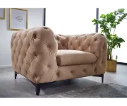 Chelsea: Křeslo 1M dark beige