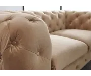 Chelsea: Pohovka 2M dark beige