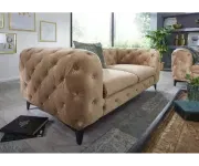 Chelsea: Pohovka 2M dark beige