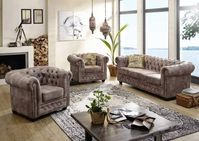 Chesterfield Oxford: Sedací souprava 3+1+1