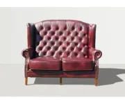 ASKONT Chesterfield Harold 2M Kožená pohovka