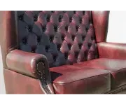 ASKONT Chesterfield Harold 2M Kožená pohovka