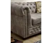 Chesterfield Oxford: Sedací souprava 3+2+1 silver