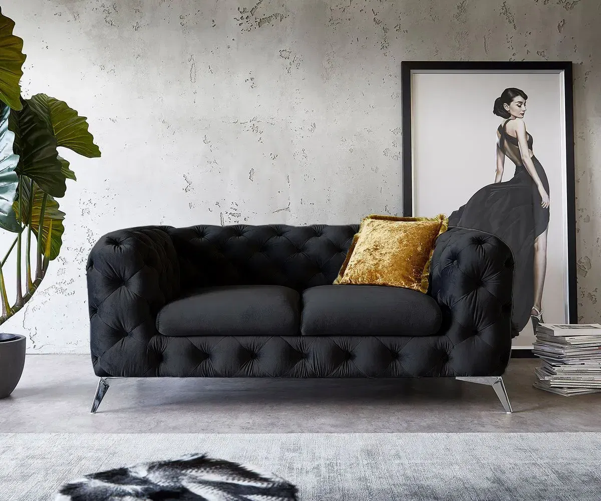 Chelsea:  Pohovka 2M black