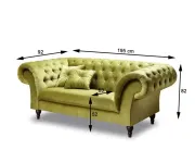 Chesterfield Preston: Pohovka 2M