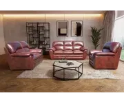 Rajko 3M: Celokožená pohovka brownish