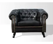 ASKONT Bristol Antique Brown křeslo 1M