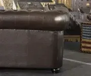 ASKONT Chesterfield Bis antique brown Křeslo