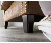 ASKONT Chesterfield Raul Křeslo hnědé