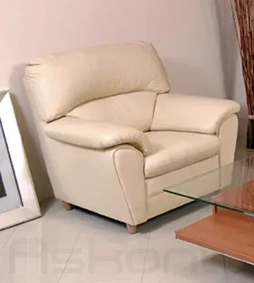 ASKONT Rajko Kožené křeslo 1M