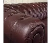 ASKONT Chesterfield Windsor Kožená pohovka 2M Puncovaná / bez puncování