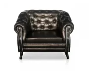 ASKONT Bristol Antique Black křeslo 1M