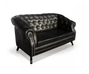 ASKONT Bristol Antique Black pohovka 2M