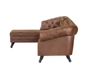 ASKONT Chesterfield Bristol Tabaco 13 Rohová pohovka