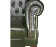 ASKONT Chesterfield Torino Kožené křeslo puncované